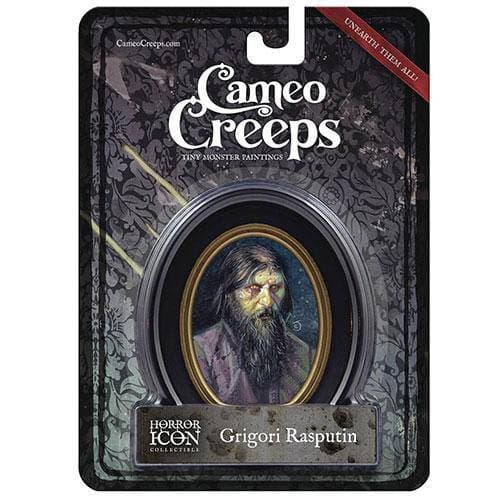 Cameo Creeps Tiny Monster Paintings - Grigori Rasputin - by Chris Seaman Illustration | Buy at ToyShnip