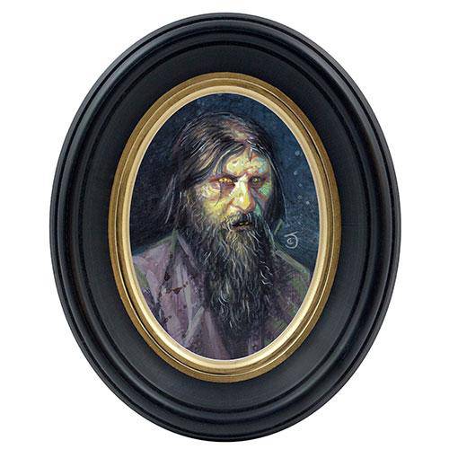 Cameo Creeps Tiny Monster Paintings - Grigori Rasputin - by Chris Seaman Illustration | Buy at ToyShnip