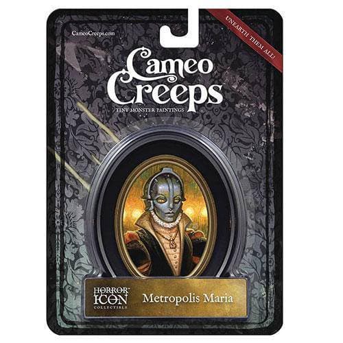 Cameo Creeps Tiny Monster Paintings - Metropolis Maria - by Chris Seaman Illustration | Buy at ToyShnip