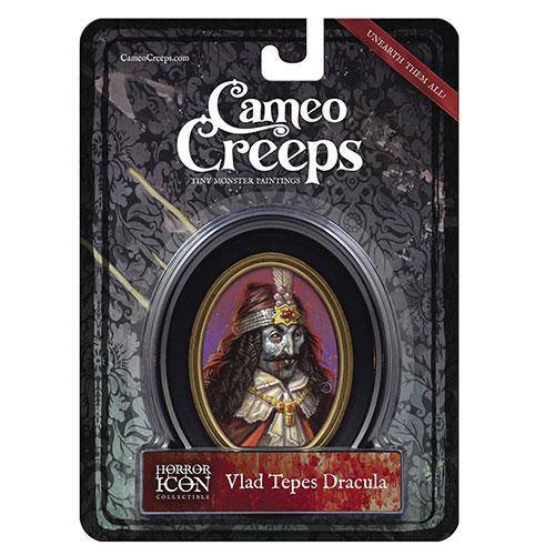 Cameo Creeps Tiny Monster Paintings - Vlad Tepes Dracula - by Chris Seaman Illustration | Buy at ToyShnip
