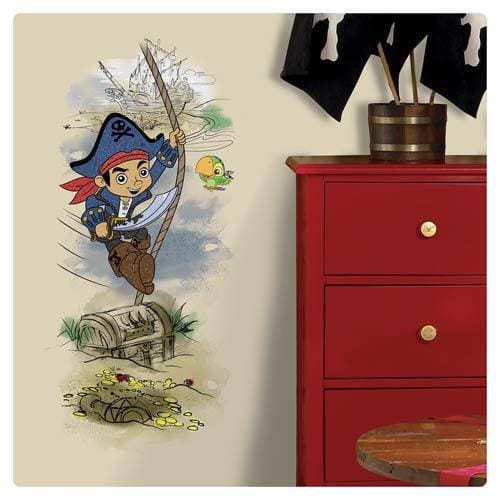 Captain Jake and the Never Land Pirates Treasure Peel and Stick Giant Wall Graphic - by Roommates | Buy at ToyShnip