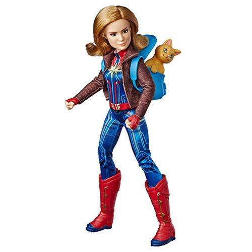 Captain Marvel Adventure Doll and Marvel's Goose Cat - by Hasbro | Buy at ToyShnip