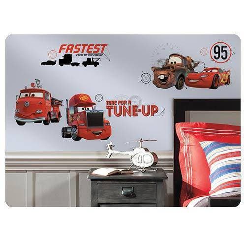 Cars Friends to the Finish Peel and Stick Wall Decals - by Roommates | Buy at ToyShnip