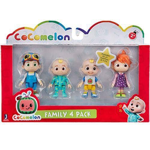 Cocomelon 4 Figure Family Pack Set - by Jazwares | Buy at ToyShnip