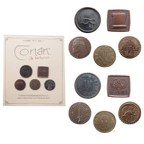 Conan Set #1 Hyborian Age 5 Coin Set - by Shire Post Mint | Buy at ToyShnip