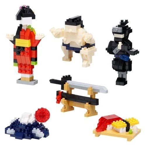 Culture Japan Series 1 Nanoblock Mininano Blind - Bag (1 Bag with 1 Figure) - by Nanoblock