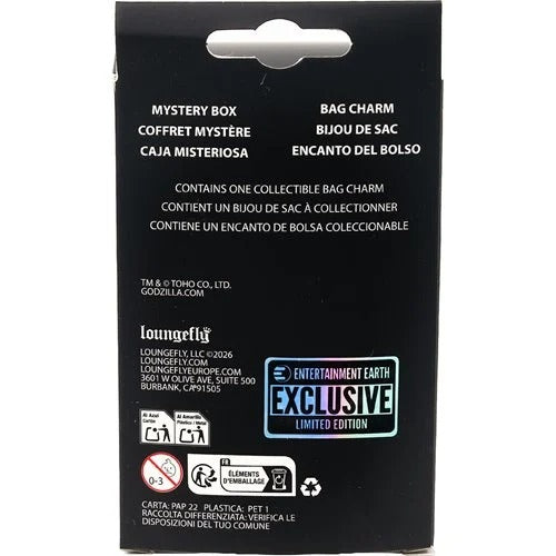 Loungefly Godzilla Mystery Mini Backpack Bag Charm (1 box with 1 Charm) - Entertainment Earth Exclusive