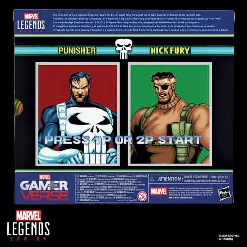 Marvel Legends Series Gamerverse Punisher and Nick Fury 6-Inch Action Figures
