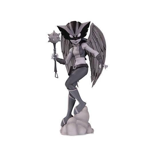 DC Artists' Alley Black & White Hawkgirl by Chrissie Zullo PVC Figure - by DC Direct | Buy at ToyShnip