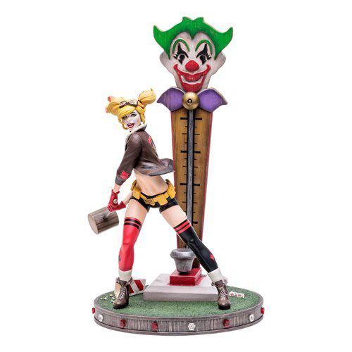 DC Bombshells Harley Quinn Deluxe Version 2 Statue - by DC Direct | Buy at ToyShnip