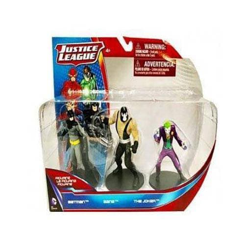 DC Comics: Justice League of America Action Figure 3-Pack - Batman, Bane, The Joker - by DC Direct | Buy at ToyShnip