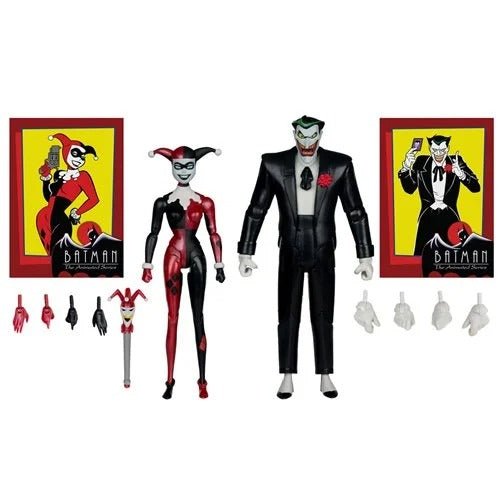 DC Direct Batman Animated Harley Quinn and The Joker Mad Love 6 - Inch Action Figure 2 - Pack & Comic - Gold Label Exclusive - by DC Direct