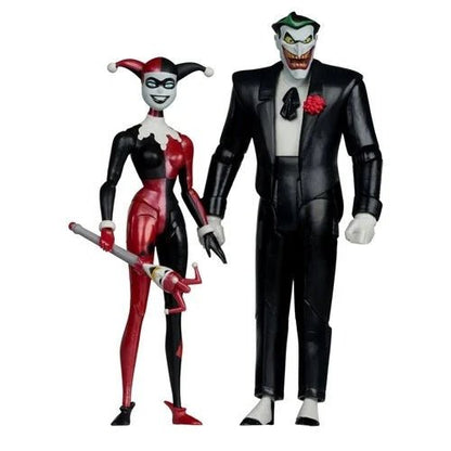 DC Direct Batman Animated Harley Quinn and The Joker Mad Love 6 - Inch Action Figure 2 - Pack & Comic - Gold Label Exclusive - by DC Direct