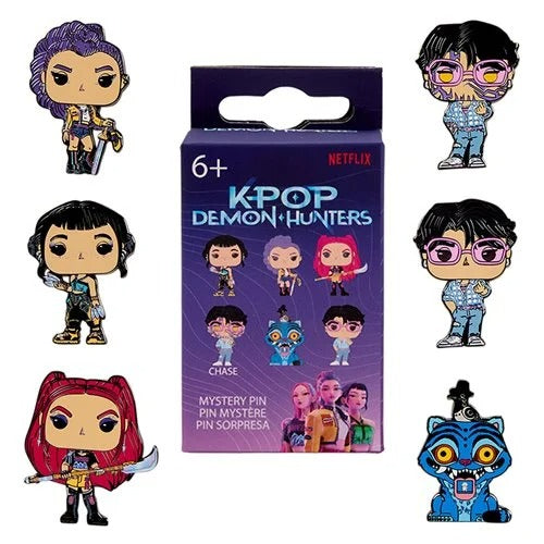 KPop Demon Hunters Mystery Box Pin (1 Box with 1 Pin)