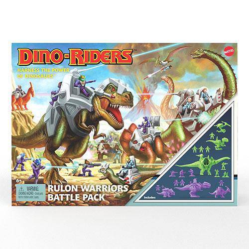 Dino-Riders Rulon Warriors Battle Pack - Entertainment Earth Exclusive - by Mattel | Buy at ToyShnip