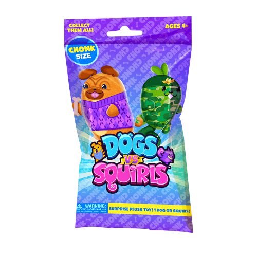 Dogs vs Squirls Chonks 6 Inch Plush Mystery Bag - by CEPIA | Buy at ToyShnip