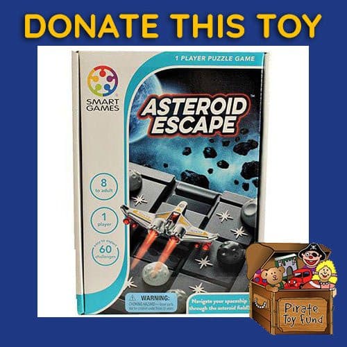 DONATE THIS TOY - Pirate Toy Fund - Asteroid Escape Puzzle Game - by Smart Games | Buy at ToyShnip