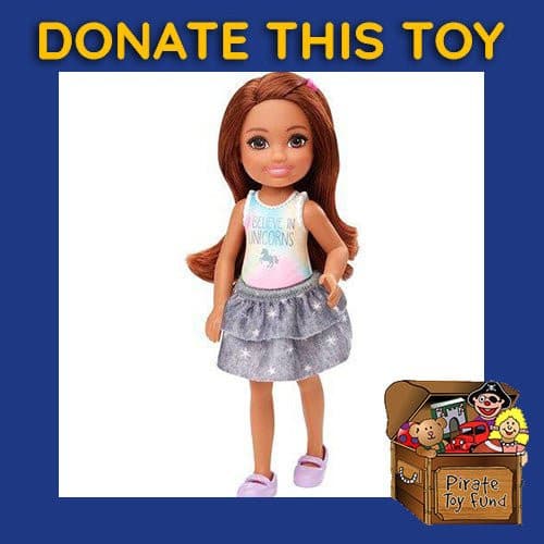 DONATE THIS TOY - Pirate Toy Fund - Barbie Club Chelsea Unicorn Doll - by Mattel | Buy at ToyShnip