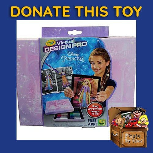DONATE THIS TOY - Pirate Toy Fund - Crayola Virtual Design Pro Portfolio Princess - by Crayola | Buy at ToyShnip