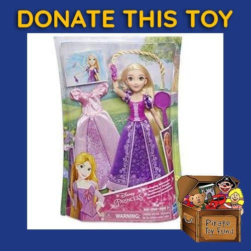 DONATE THIS TOY - Pirate Toy Fund - Disney Princess Swinging Adventures Rapunzel Doll - by Hasbro | Buy at ToyShnip