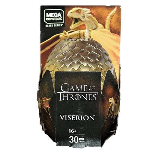 DONATE THIS TOY - Pirate Toy Fund - Game Of Thrones Mega Construx Dragon Egg - Viserion - by Mattel | Buy at ToyShnip