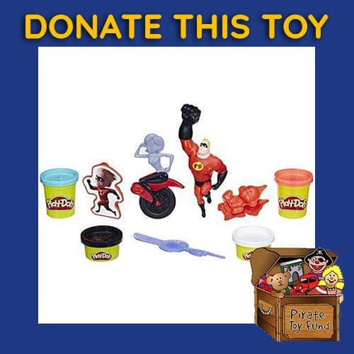 DONATE THIS TOY - Pirate Toy Fund - Incredibles 2 Play-Doh Incredible Tools - by Hasbro | Buy at ToyShnip