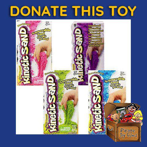DONATE THIS TOY - Pirate Toy Fund - Kinetic Sand - Neon Sand - 1x 2LB pack (Choose color) - by Spin Master | Buy at ToyShnip
