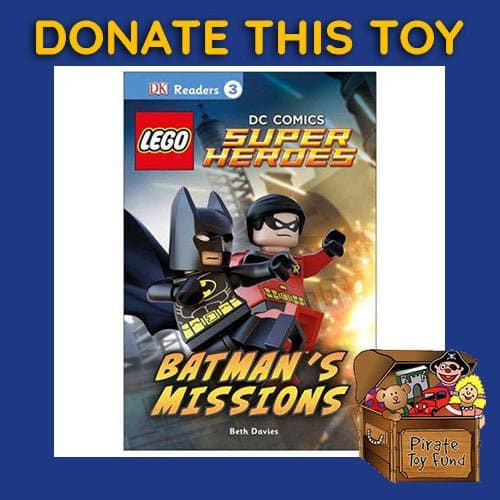 DONATE THIS TOY - Pirate Toy Fund - LEGO DC Comics Batman's Missions DK Readers 3 Hardcover Book - by DK Publishing | Buy at ToyShnip