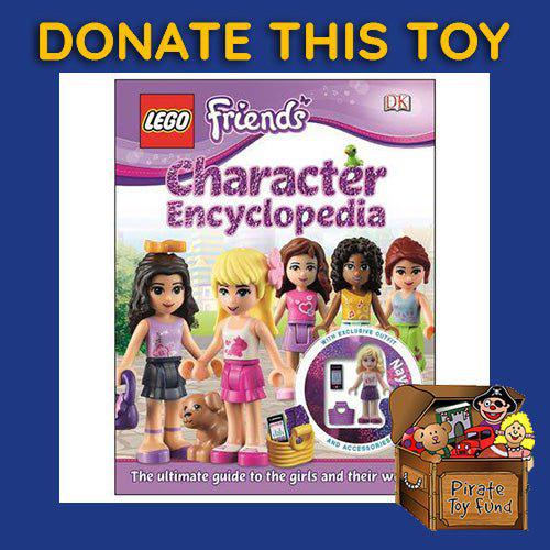 DONATE THIS TOY - Pirate Toy Fund - LEGO Friends Hardcover Character Encyclopedia - by DK Publishing | Buy at ToyShnip