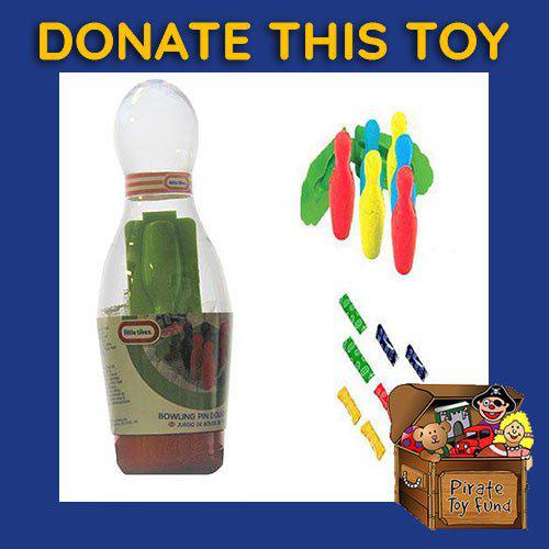 DONATE THIS TOY - Pirate Toy Fund - Little Tikes Bowling Pin Dough Set - by Little Tikes | Buy at ToyShnip