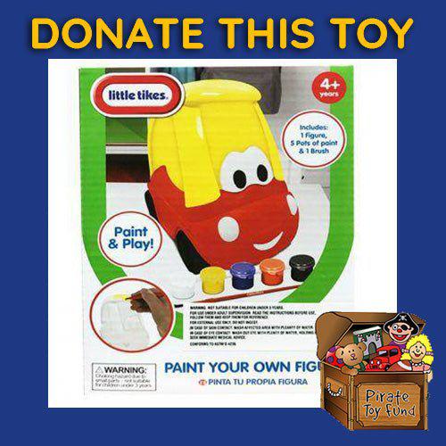 DONATE THIS TOY - Pirate Toy Fund - Little Tikes Paint Your Own Figure - by Little Tikes | Buy at ToyShnip