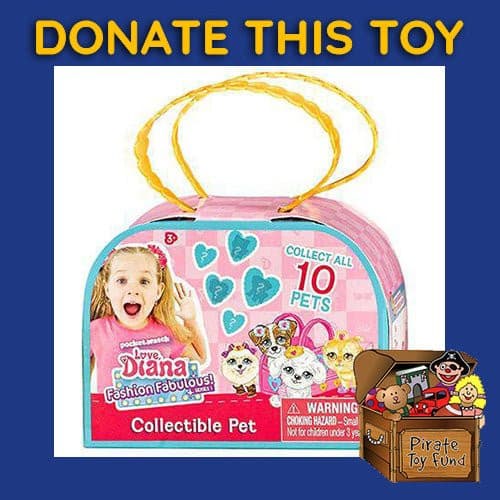 DONATE THIS TOY - Pirate Toy Fund - Love Diana Fashion Fab 3.5 Inch Pet Mystery Pack (random pet, random color pack) - by Far Out Toys | Buy at ToyShnip