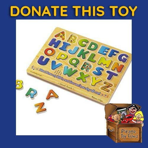 DONATE THIS TOY - Pirate Toy Fund - Melissa & Doug - Alphabet Sound Puzzle - by Melissa and Doug | Buy at ToyShnip
