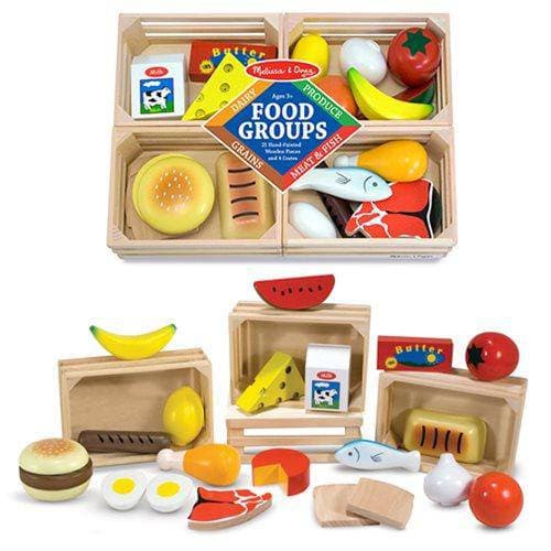 DONATE THIS TOY - Pirate Toy Fund - Melissa & Doug - Food Groups Wooden Play Set - by Melissa and Doug | Buy at ToyShnip