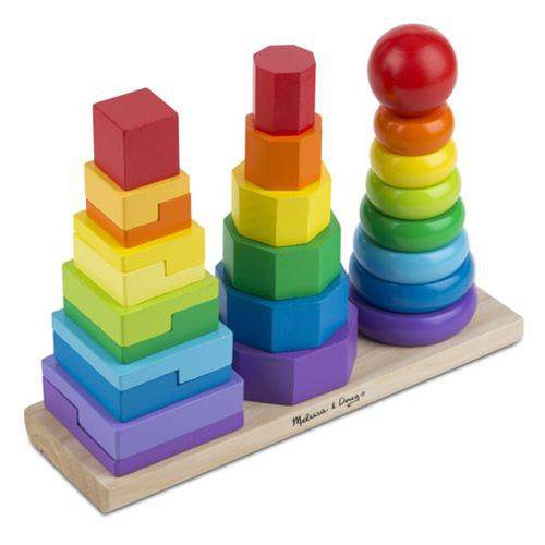 DONATE THIS TOY - Pirate Toy Fund - Melissa & Doug - Geometric Stacker - by Melissa and Doug | Buy at ToyShnip