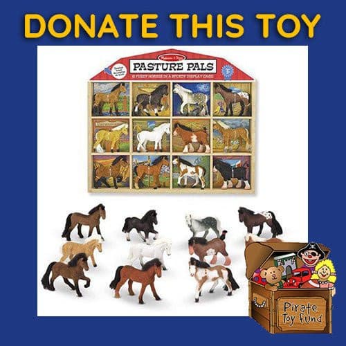 DONATE THIS TOY - Pirate Toy Fund - Melissa & Doug - Pasture Pals Horses - by Melissa and Doug | Buy at ToyShnip