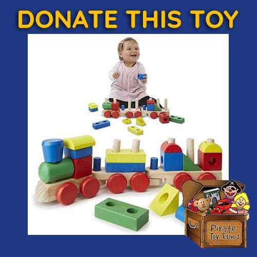 DONATE THIS TOY - Pirate Toy Fund - Melissa & Doug - Stacking Train Toy - by Melissa and Doug | Buy at ToyShnip