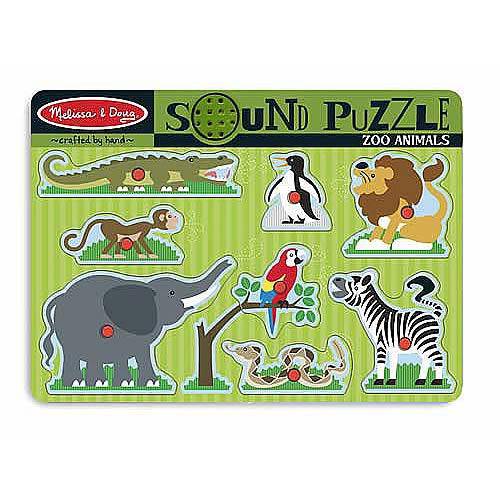 DONATE THIS TOY - Pirate Toy Fund - Melissa & Doug-Zoo Animals Sound Puzzle - by Melissa and Doug | Buy at ToyShnip