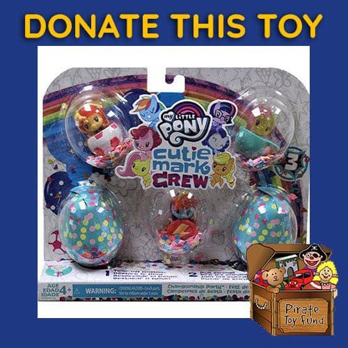 DONATE THIS TOY - Pirate Toy Fund - My Little Pony Cutie Mark Crew Series 5-Pack - Championship Party - by Hasbro | Buy at ToyShnip