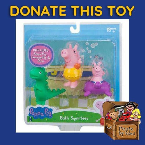 DONATE THIS TOY - Pirate Toy Fund - Peppa Pig Bath Squirters - Choose your figures - by Jazwares | Buy at ToyShnip