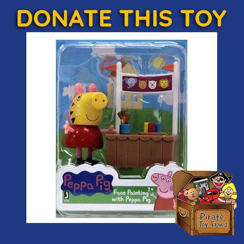 DONATE THIS TOY - Pirate Toy Fund - Peppa Pig Friends and Fun Mini-Figure - Face Painting with Peppa Pig - by Jazwares | Buy at ToyShnip