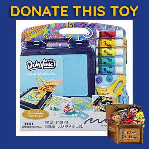 DONATE THIS TOY - Pirate Toy Fund - Play-Doh DohVinci On the Go Art Studio - by Hasbro | Buy at ToyShnip