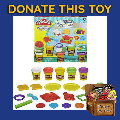 DONATE THIS TOY - Pirate Toy Fund - Play-Doh Sweet Shoppe Lunchtime Creations - by Hasbro | Buy at ToyShnip