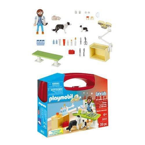 DONATE THIS TOY - Pirate Toy Fund - Playmobil 5653 Vet Visit Carry Case - by Playmobil | Buy at ToyShnip