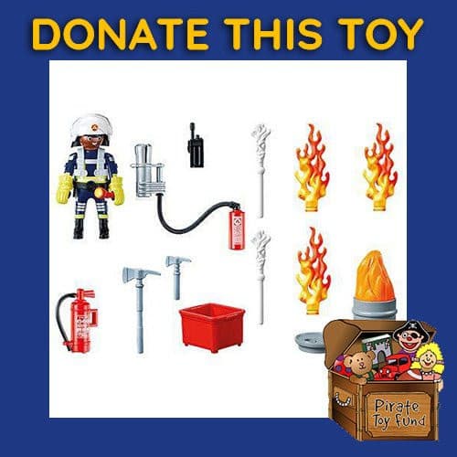 DONATE THIS TOY - Pirate Toy Fund - Playmobil 70291 Fire Rescue Gift Set - by Playmobil | Buy at ToyShnip