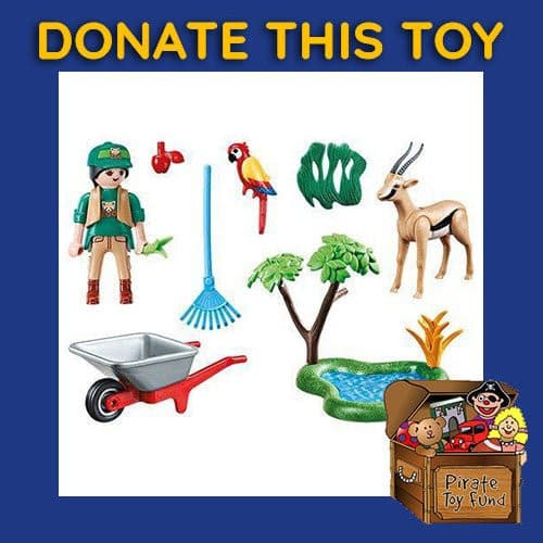 DONATE THIS TOY - Pirate Toy Fund - Playmobil 70295 Zoo Gift Set - by Playmobil | Buy at ToyShnip