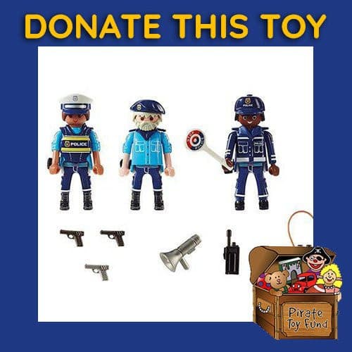 DONATE THIS TOY - Pirate Toy Fund - Playmobil 70669 Police Figure Set - by Playmobil | Buy at ToyShnip