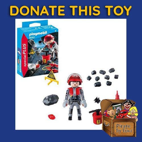 DONATE THIS TOY - Pirate Toy Fund - Playmobil 9092 Special Plus Rock Blaster with Rubble - by Playmobil | Buy at ToyShnip