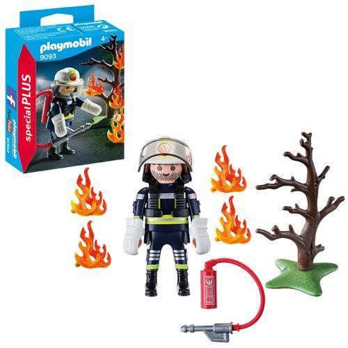 DONATE THIS TOY - Pirate Toy Fund - Playmobil 9093 Special Plus Firefighter with Tree - by Playmobil | Buy at ToyShnip