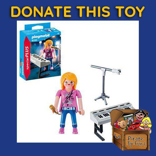 DONATE THIS TOY - Pirate Toy Fund - Playmobil 9095 Special Plus Singer with Keyboard - by Playmobil | Buy at ToyShnip
